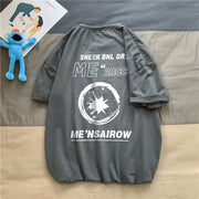 Fashion brand printed loose casual short-sleeved T-shirt