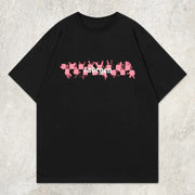 Patchwork Square Flower Graphic Tee