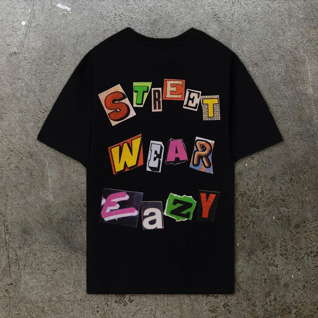 Personalized street text T-shirt