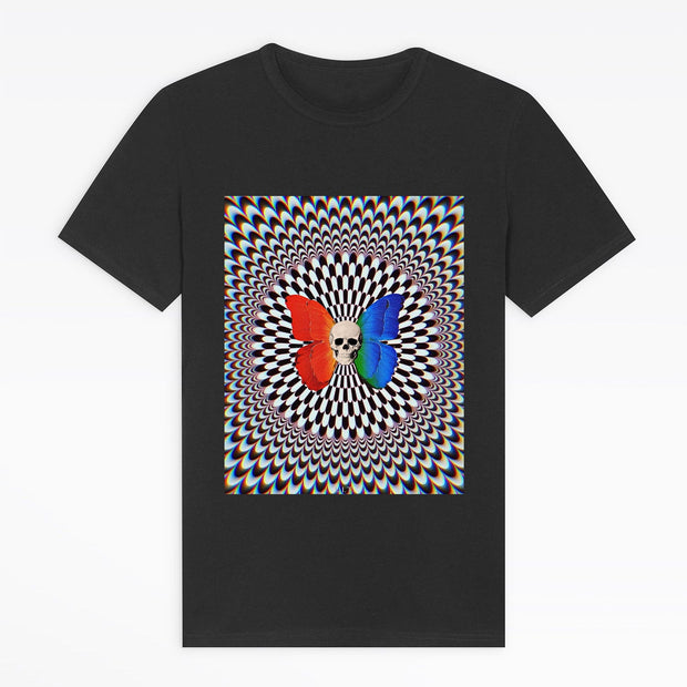 Personalized butterfly print short sleeve