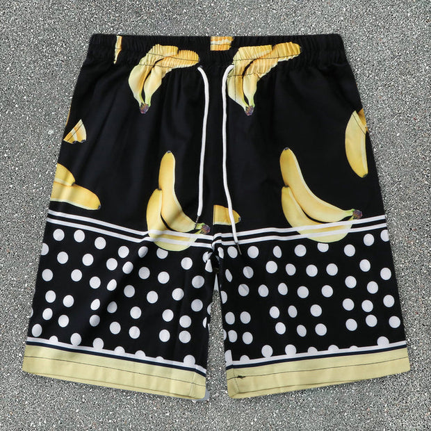 Casual Beach Trend Brand Loose Short Sleeve Shirt Shorts Suit