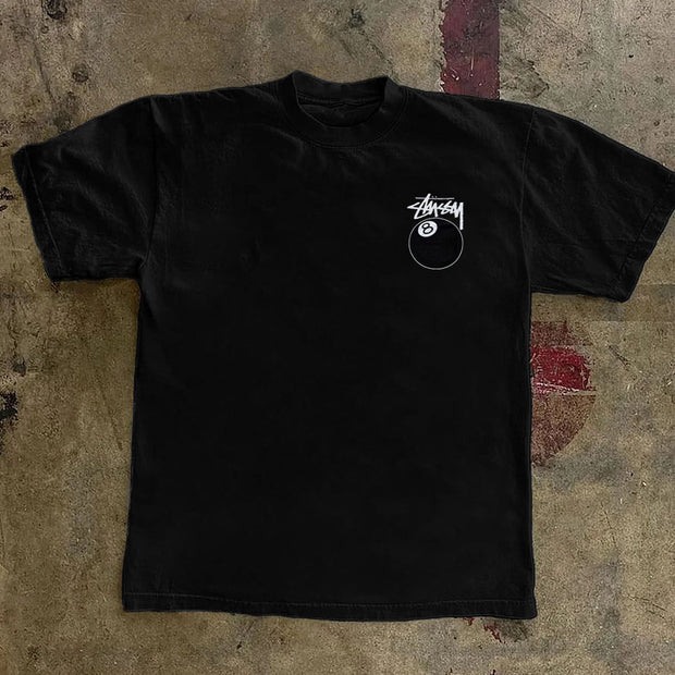Classic Billiards Print Short Sleeve T-shirt