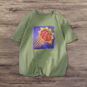 Sports print fashion street style T-shirt