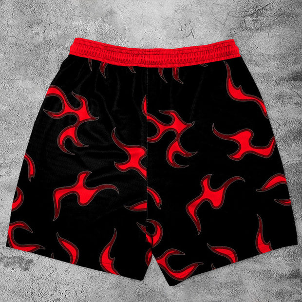 Naruto Vintage Print Casual Street Shorts