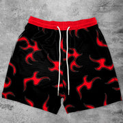 Naruto Vintage Print Casual Street Shorts