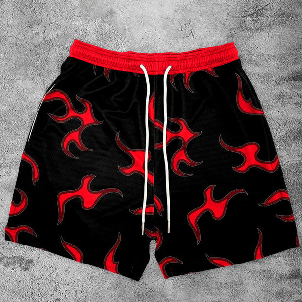 Naruto Vintage Print Casual Street Shorts