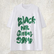 Ink Jet Letters Graphic Tee