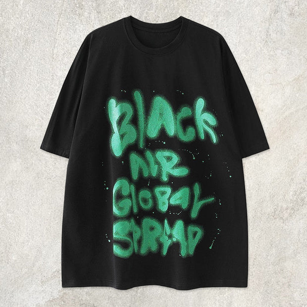 Ink Jet Letters Graphic Tee