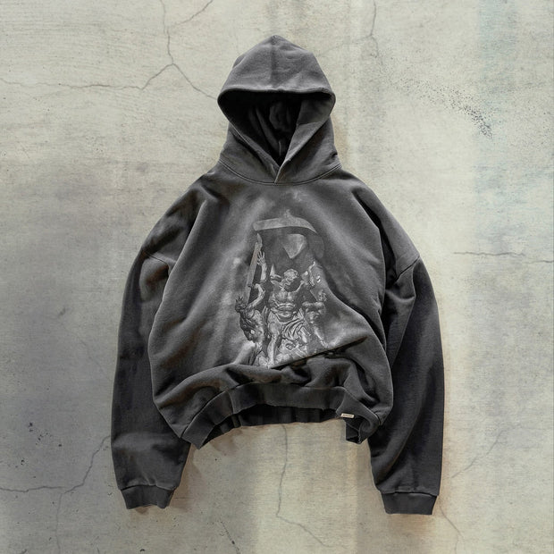 Casual Street Print Hoodie