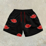Casual printed track shorts