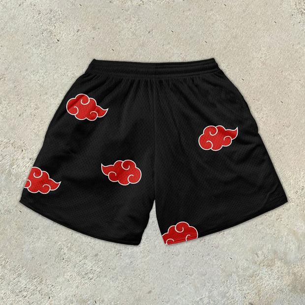 Casual printed track shorts