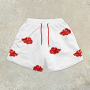 Casual printed track shorts