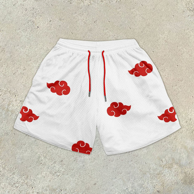 Casual printed track shorts
