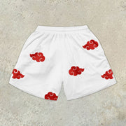 Casual printed track shorts