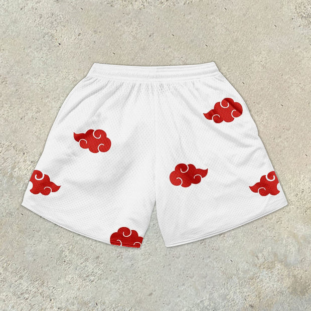 Casual printed track shorts