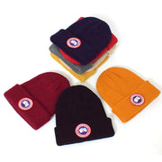 Outdoor warm hat sports cap lengthened thick knitted hat