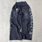 Cross Retro Casual Street Vintage Sweatpants