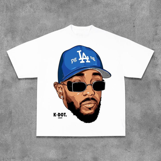 They Not Like Us Print Short Sleeve T-Shirt