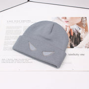 Cartoon Luminous Eyes Warm Beanie