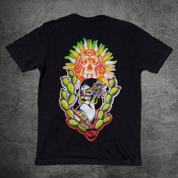 Casual Print Crew Neck Vintage T-Shirt