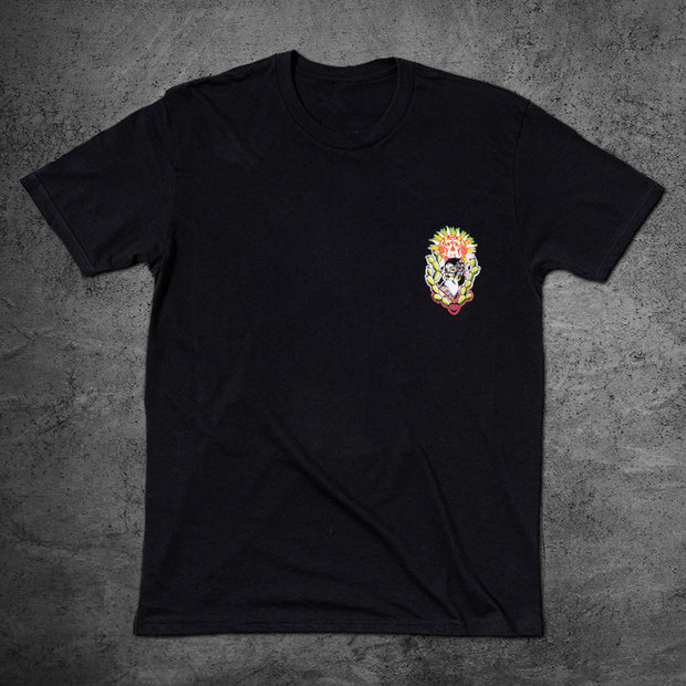 Casual Print Crew Neck Vintage T-Shirt