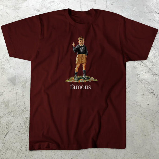 Boys Print Fashion Retro Short Sleeve T-Shirt