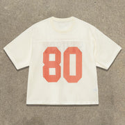 NO.80 Casual Street Retro Mesh Jersey