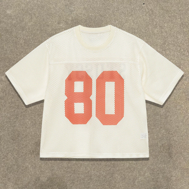 NO.80 Casual Street Retro Mesh Jersey