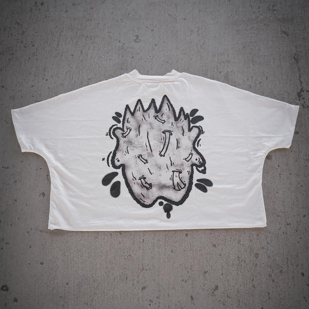 Fashionable and personalized college style loose T-shirt