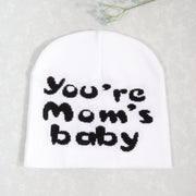 Knitted pullover English letter Y2K jacquard men's and women's hats