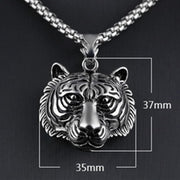 Vintage Tiger Head Personality Pendant