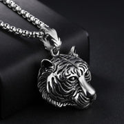 Vintage Tiger Head Personality Pendant
