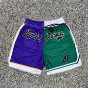 Boston Print Mesh Shorts
