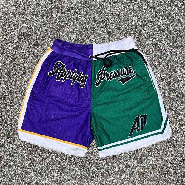 Boston Print Mesh Shorts