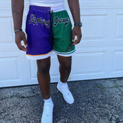 Boston Print Mesh Shorts