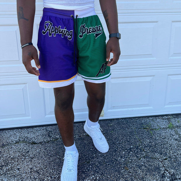 Boston Print Mesh Shorts