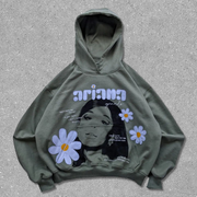 Vintage Solid Daisy Hoodie