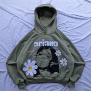 Vintage Solid Daisy Hoodie