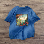 Fashion retro street style T-shirt