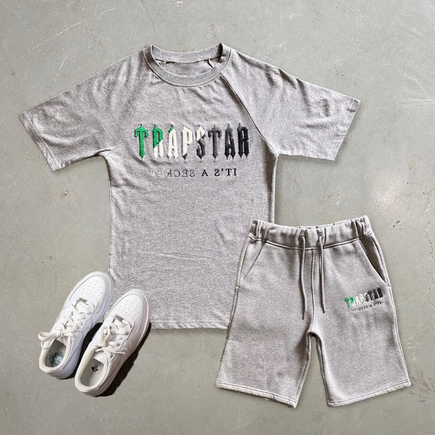 Trapstar Print T-Shirt Short Sleeve Two Piece Set