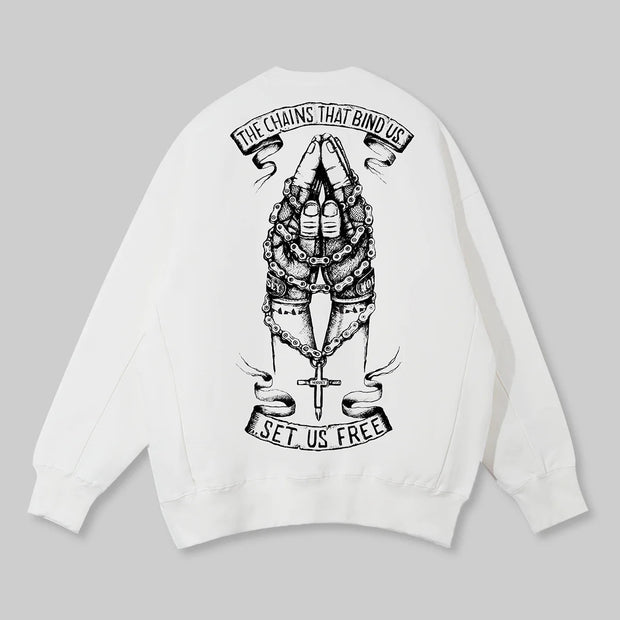 Virgin Prayer Printed Sweatshirt