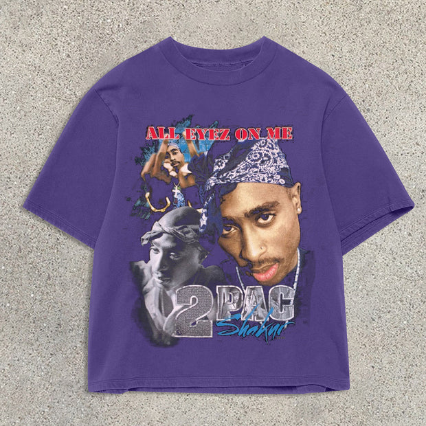 Personalized street style printed T-shirt