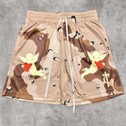 Statement Camo Angel Shorts