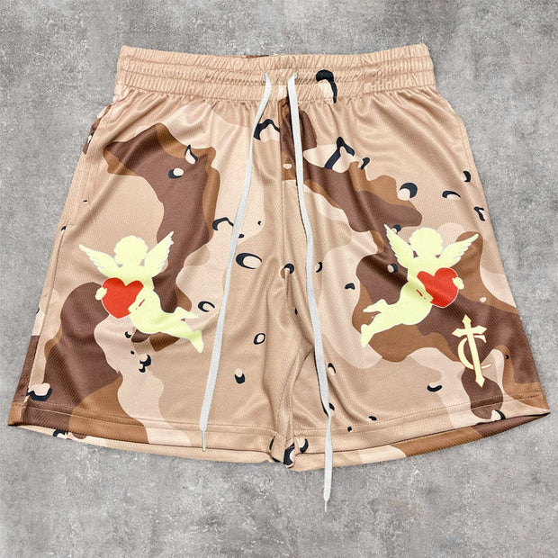 Statement Camo Angel Shorts