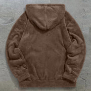 Retro Street Hip Hop Astronaut Plush Hoodies