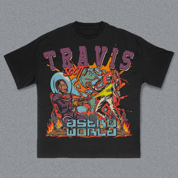 Personalized Print Short Sleeve T-shirt