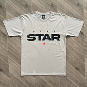 Preppy Short Sleeve Round Neck Loose T-Shirt