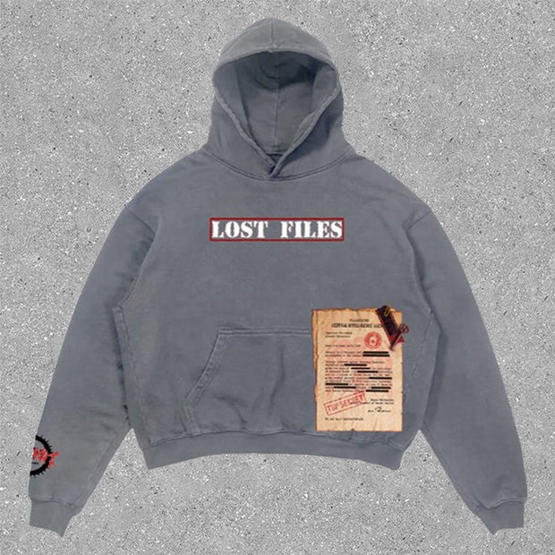 Casual Fashion Vintage Print Hoodie