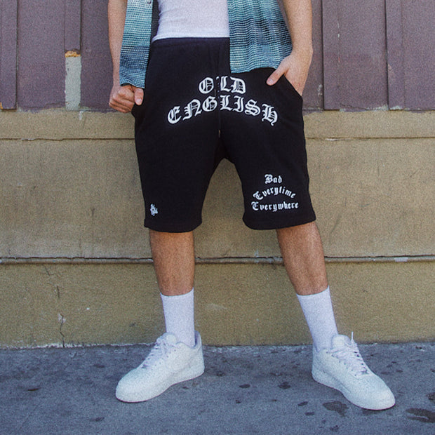 Street Letter Print Shorts