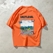 Casual loose round neck short sleeve T-shirt